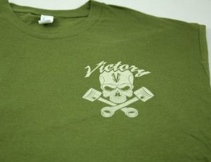 T-shirt Victory Skull Piston Green - Image 2