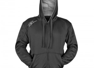 Armored Motorcycle Hoody Jacket Black