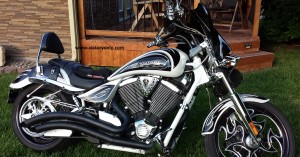 Sissybar Passenger backrest Victory Hammer Jackpot Black - Image 2