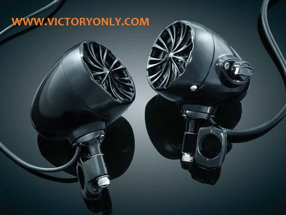 Victory Motorcycle HANDLEBAR MOUNTED SOUND SYSTEM SPEAKER BLACK Victory