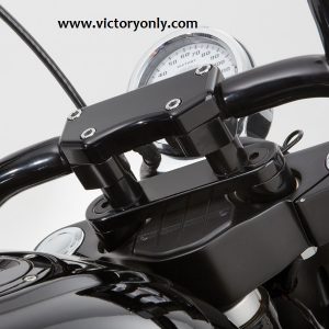 victory motorcycle handlebar adaptor for harley davisdon bars black custom