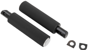 Arlen Ness Knurled Footpegs for Victory Chrome / Black