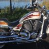 victory motorcycle jackpot backrest installed