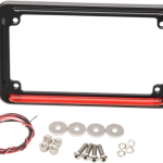 led tag mount frame 3rd brake light black