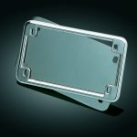 License Plate Frame and Backer Plate Chrome