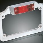lighted plate frame chrome extra bright stop or running light