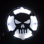 Lighted Engine Cover, Skull and Bones