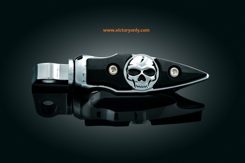 OEM Stock Foot Peg Mount Location. Requires Model Specific Tapered Adapter (Sold Separately)