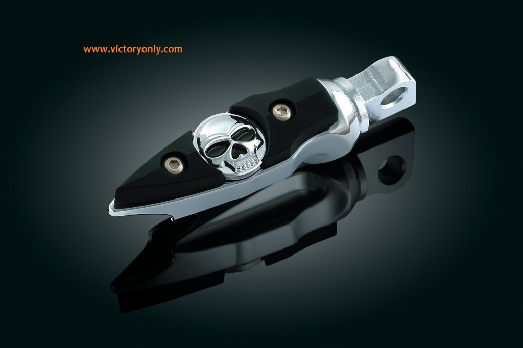 OEM Stock Foot Peg Mount Location. Requires Model Specific Tapered Adapter (Sold Separately)