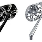 ness deep cut mirror black chrome victory motorcycle