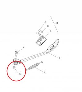 7547039 nut 7547039 victory kickstand