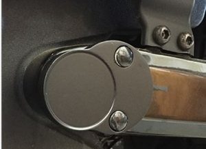 Billet Aluminum Victory Motorcycle Octane Swing Arm Pivot Bolt Cover
