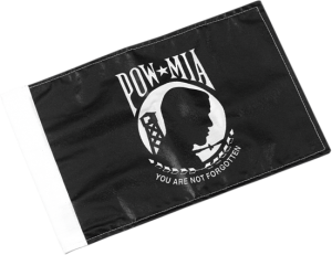 POW MIA Flag 6" x 9" Motorcycle