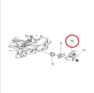 Did you drop you bike and break the shift shaft going into the transmission? Is your Victory shifting hard? Replace a worn out or missing ratchet shift shaft on your Victory motorcycle with genuine OEM Victory / Polaris parts from Witchdoctors. Witchdoctors save the day with this replacement part. This part replaces 1341416 Part #10 in Diagram 1333481 Supersedes to 1333630 