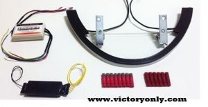 Rear Run Brake Turn Led Installed Victory Motorcycle Vegas Smoke Lens