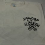 T-shirt Victory Skull Piston White