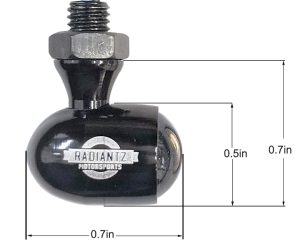 Small AF mini turn signals Great for a hidden turn signal. They are one of those parts that will not be noticed until they are turned on. People will say that they did not expect them to be that bright from such a small light. Sold in pairs Red LEDs only Amber LEDs only White DRL with Amber turns Red to Amber