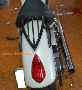 RACK REAR SOLO CHROME OR BLACK VICTORY MOTORCYCLE VEGAS KINGPIN HIGHBALL 