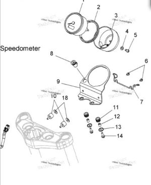 Victory OEM Speedo Mount Bracket 5247852