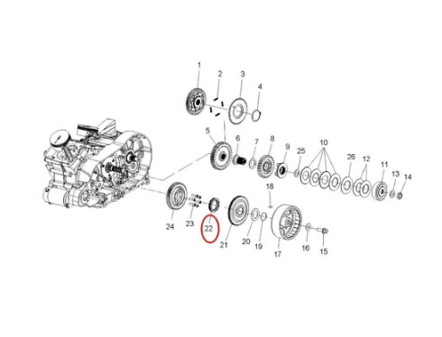 Victory Starter Drive Clutch Bearing by Polaris Victory Motorcycle Parts  for Victory Custom Bikes