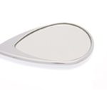 Tear Drop Mirror, Chrome