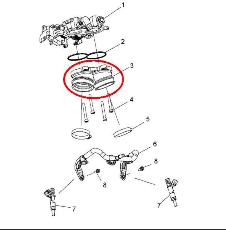 Replace a worn out or cracked Throttle body boot on your Victory motorcycle with genuine OEM Victory Polaris parts 