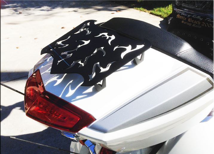 Victory Cross Country, Cross Roads, Victory Skull Trunk Luggage Victory