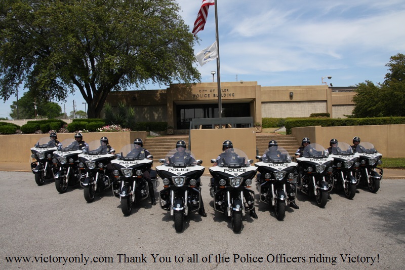 tyler texas police department victory police motorcycle motorcycles www.victoryonly.com Thank You to all of the Police Officers riding Victory!