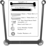 UNIVERSAL SADDLEBAG HARD MOUNT KIT