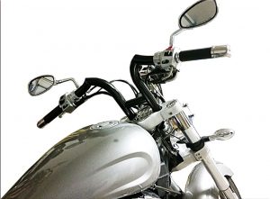 vegas handlebar phatty phat installed on a Victory Motorcycle 