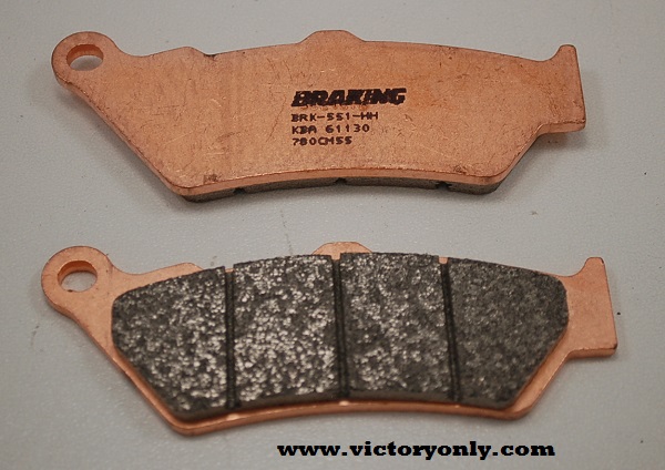victory cross country brake pads