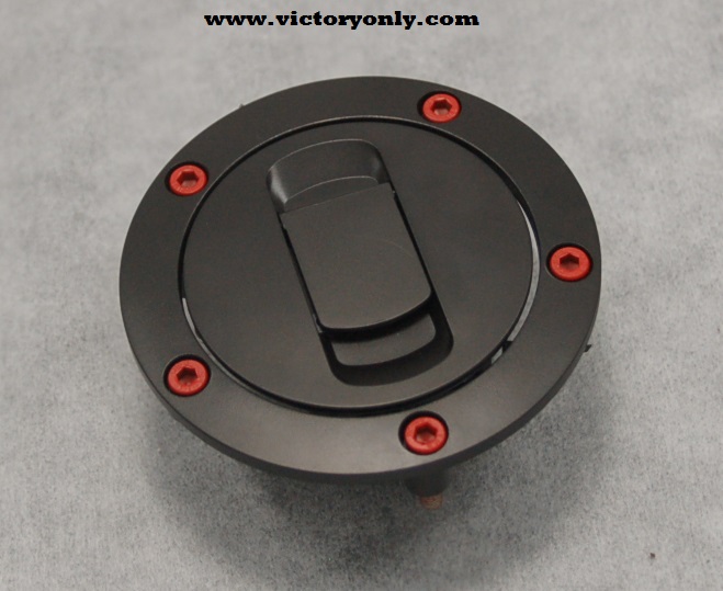 RED CANDY STEEL BOLTS GAS TANK LID Victory Motorcycle Parts for Victory