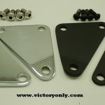 CNC Machined from billet Aluminum then Cerakoted for a Strong Long Lasting Black Finish. Accept all standard male mount pegs for Victory Motorcycles