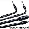 victory clutch choke idle throttle stainless black standard length or extended victory classic cruiser standard v92c 1999 2000 2001 2002 2003