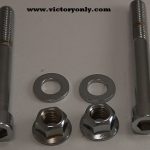 Motor Mount Chrome Bolt Set