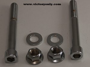 Motor Mount Chrome Bolt Set