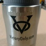 Can Cooler Insulated Victory Only Logo Black