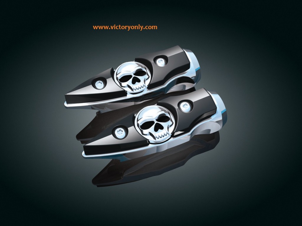OEM Stock Foot Peg Mount Location. Requires Model Specific Tapered Adapter (Sold Separately)
